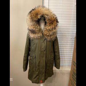 Women’s Parka with Raccoon Fur hood